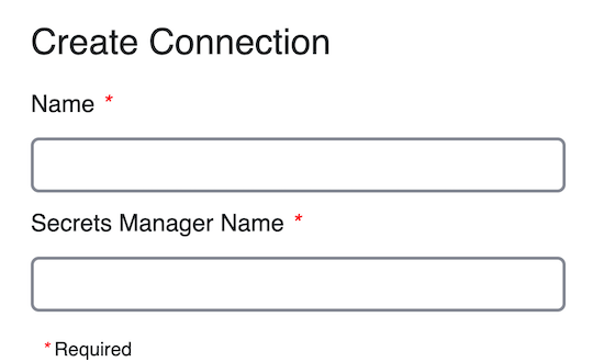 create connection dialogue