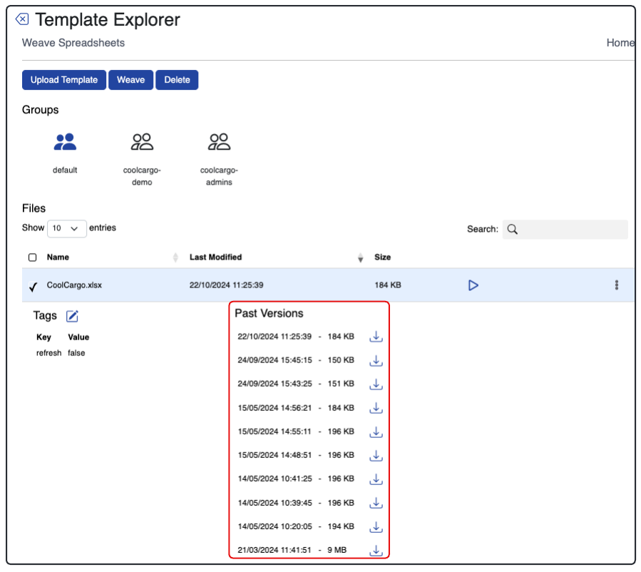 Download Template